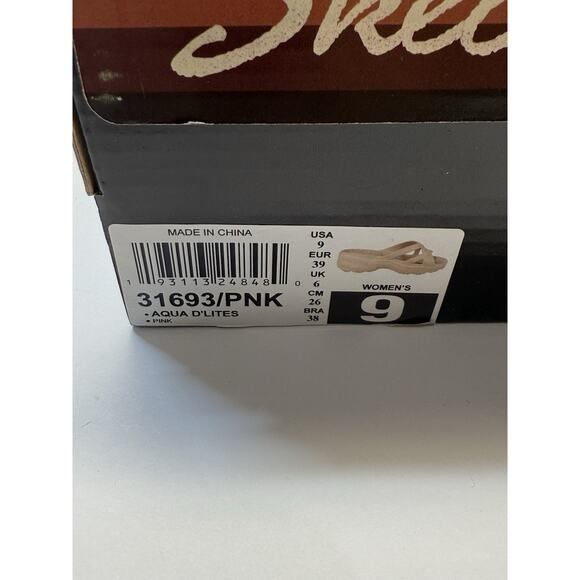 Sketcher's Cali Aqua D'Lite's Pink Women's Size 9 New With Box - Picture 3 of 10